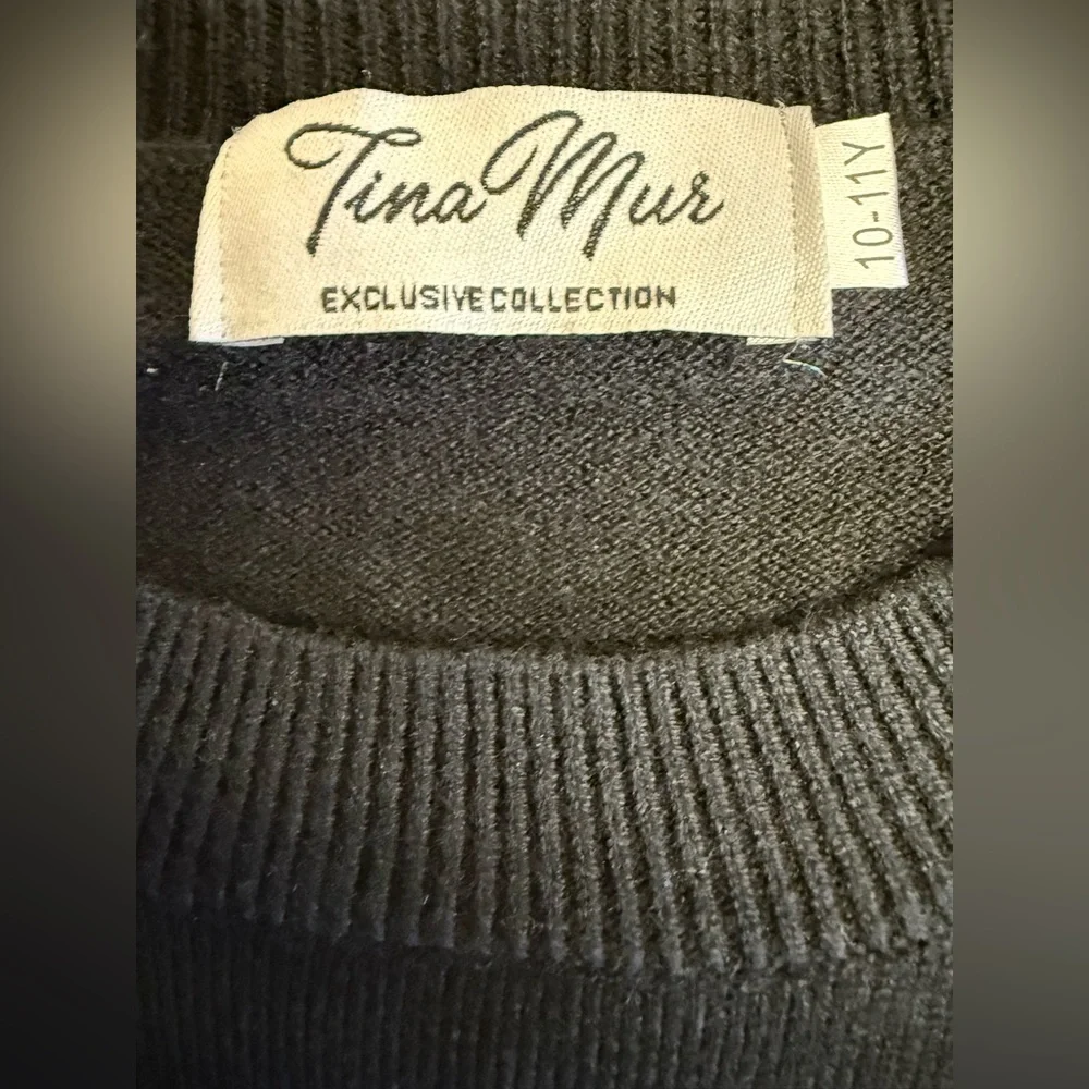 Timamur Chloe style Crew Neck Sweater with Textured Embellishment